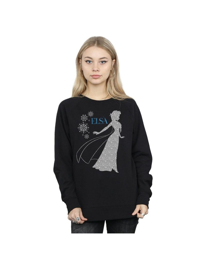 Disney - Sweat FROZEN Noir - Kiabi