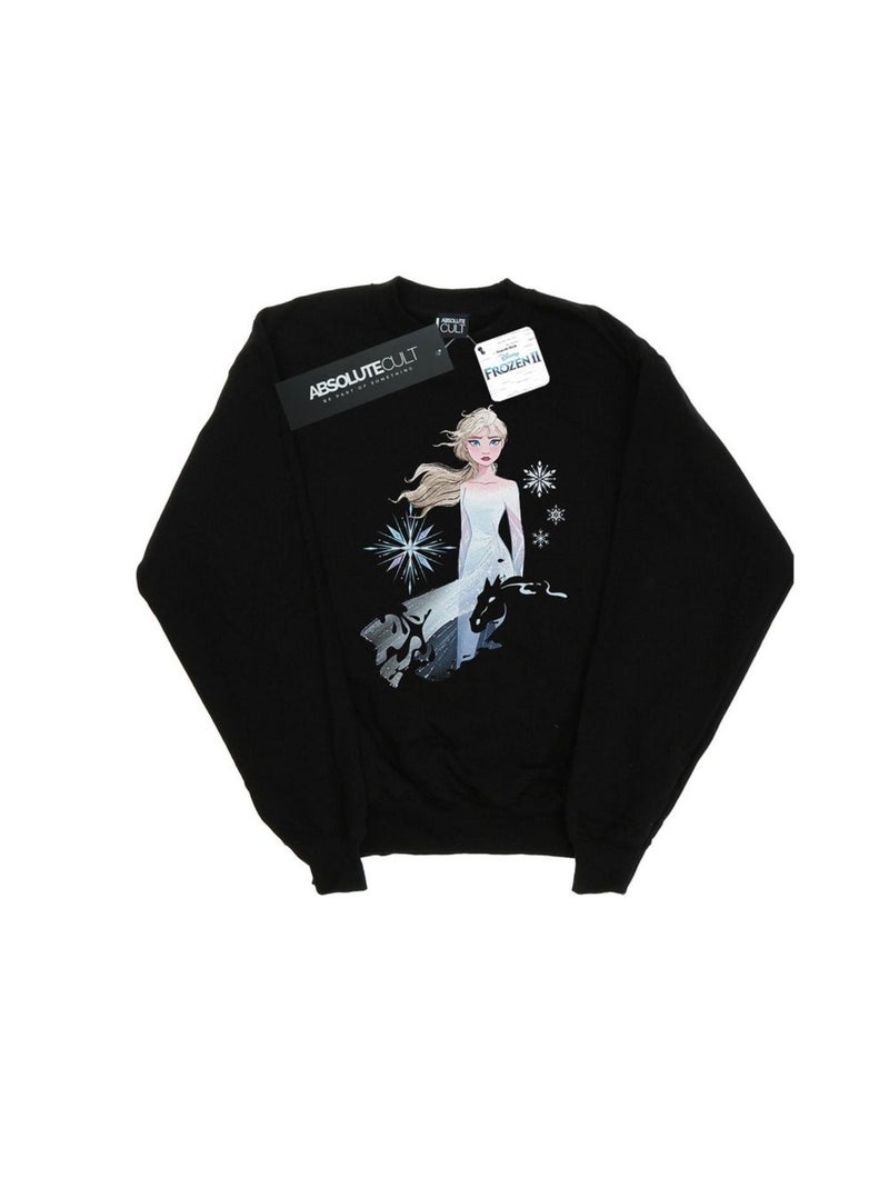 Disney - Sweat FROZEN Noir - Kiabi