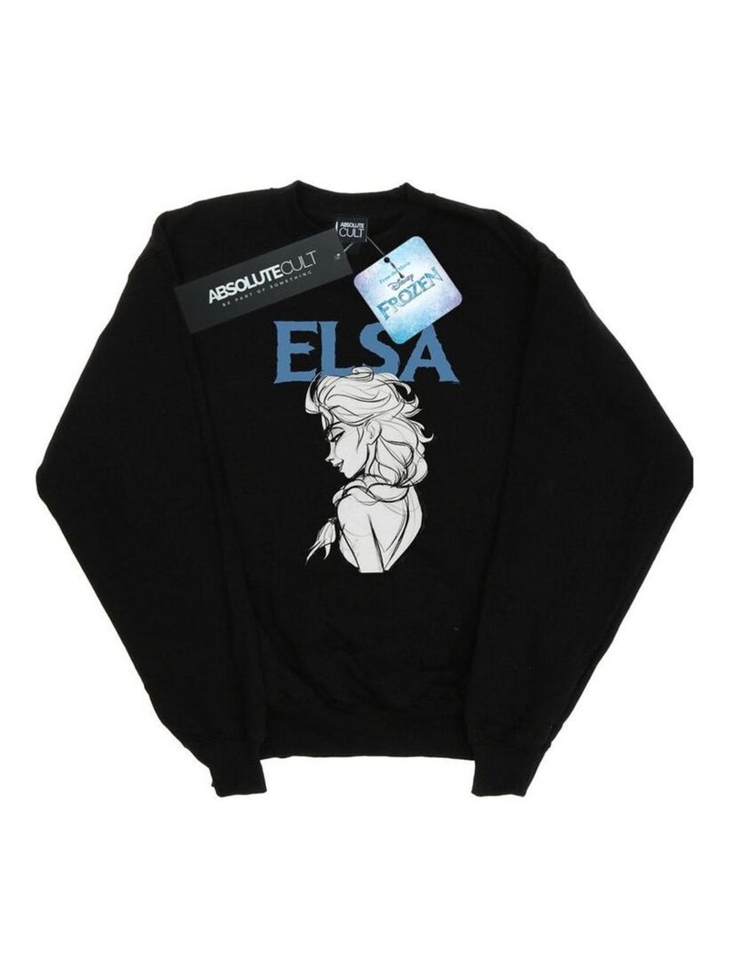 Disney - Sweat FROZEN Noir - Kiabi