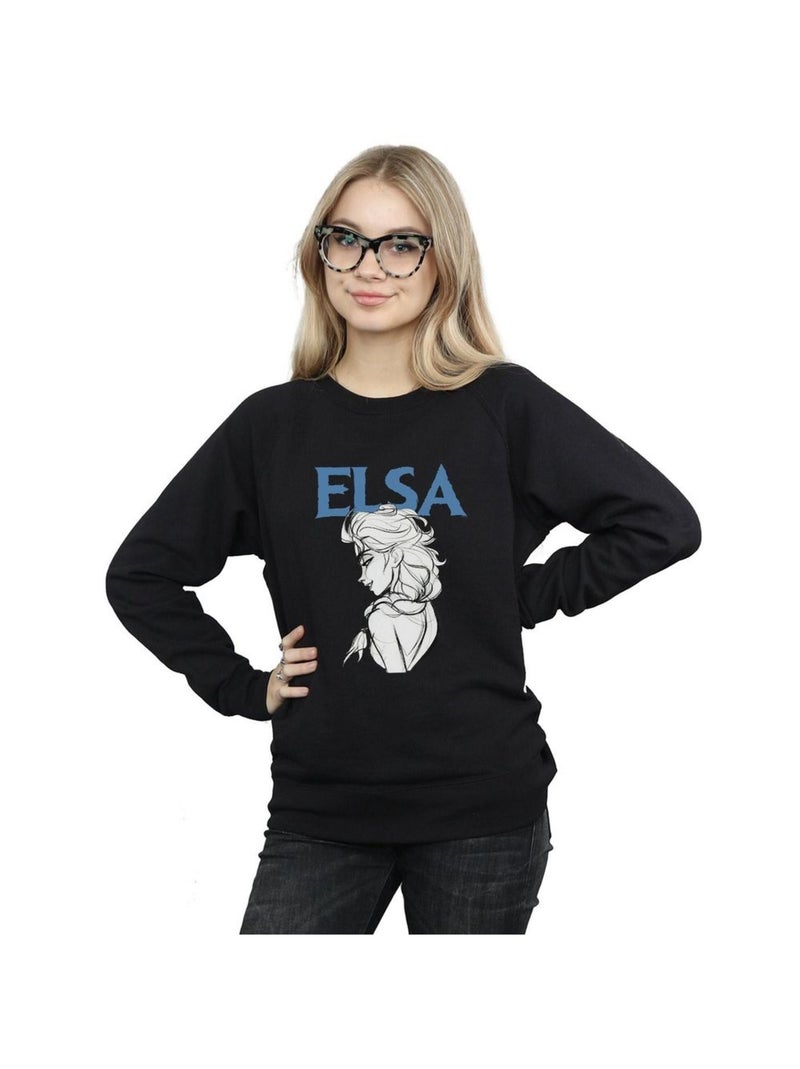 Disney - Sweat FROZEN Noir - Kiabi