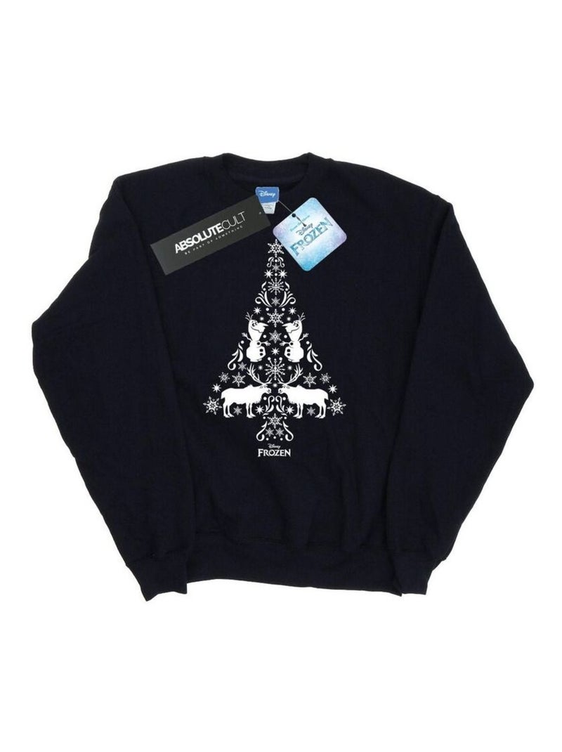 Disney - Sweat FROZEN Noir - Kiabi