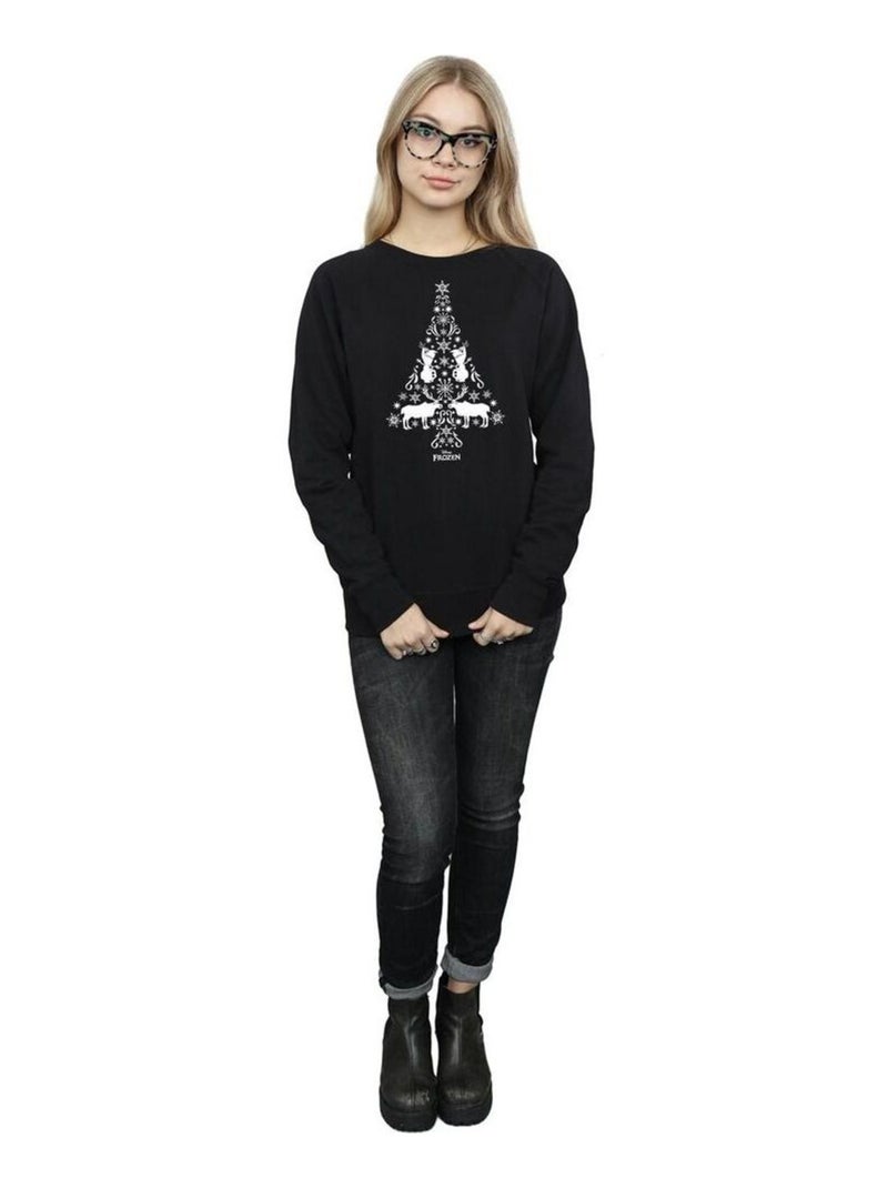 Disney - Sweat FROZEN Noir - Kiabi