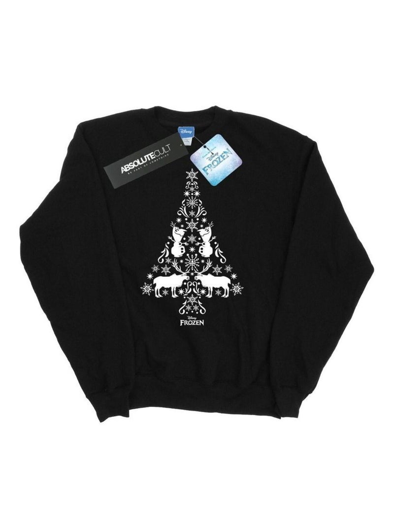 Disney - Sweat FROZEN Noir - Kiabi