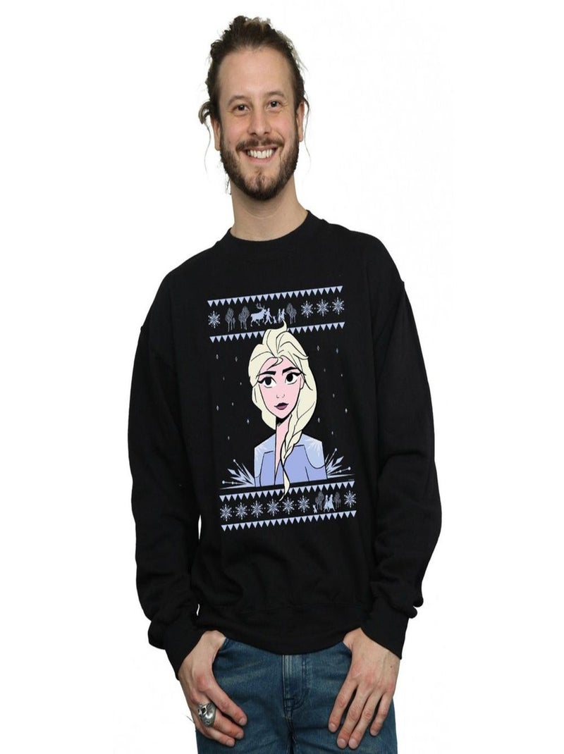Disney - Sweat FROZEN Noir - Kiabi