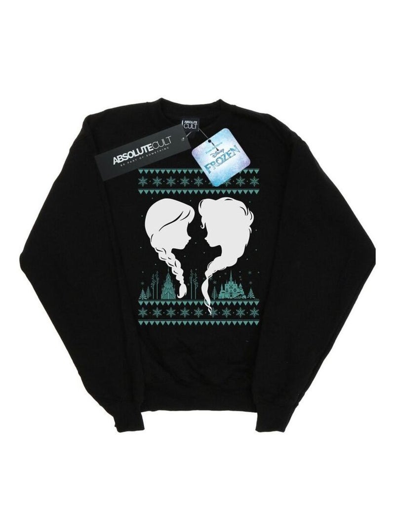 Disney - Sweat FROZEN Noir - Kiabi