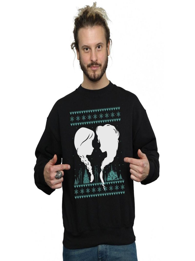 Disney - Sweat FROZEN Noir - Kiabi