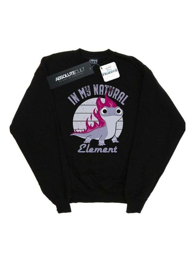 Disney - Sweat FROZEN Noir - Kiabi