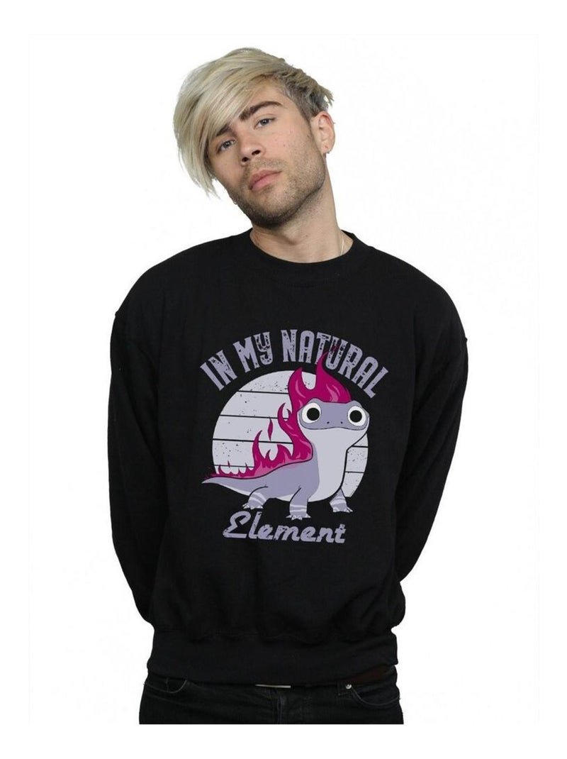 Disney - Sweat FROZEN Noir - Kiabi