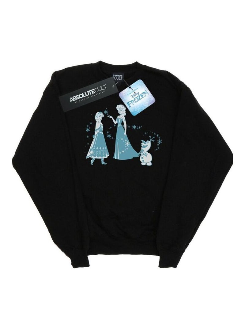 Disney - Sweat FROZEN Noir - Kiabi