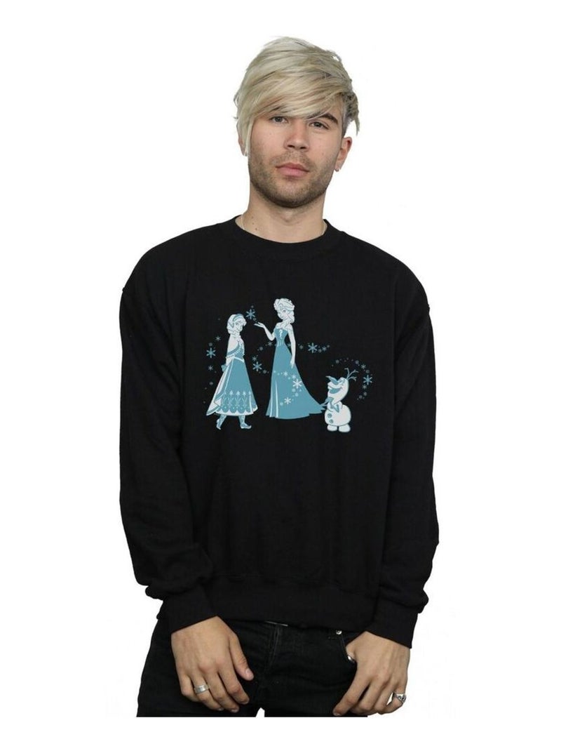 Disney - Sweat FROZEN Noir - Kiabi
