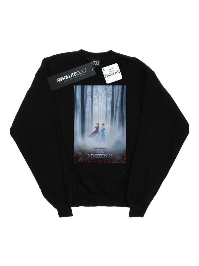 Disney - Sweat FROZEN Noir - Kiabi