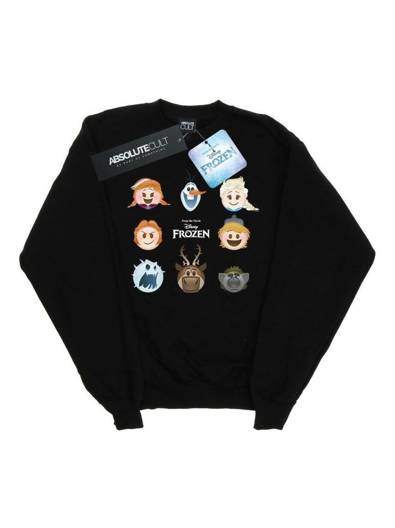 Disney - Sweat FROZEN Noir - Kiabi