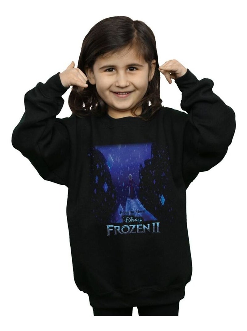 Disney - Sweat FROZEN Noir - Kiabi