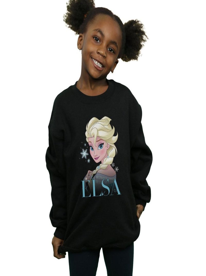Disney - Sweat FROZEN Noir - Kiabi