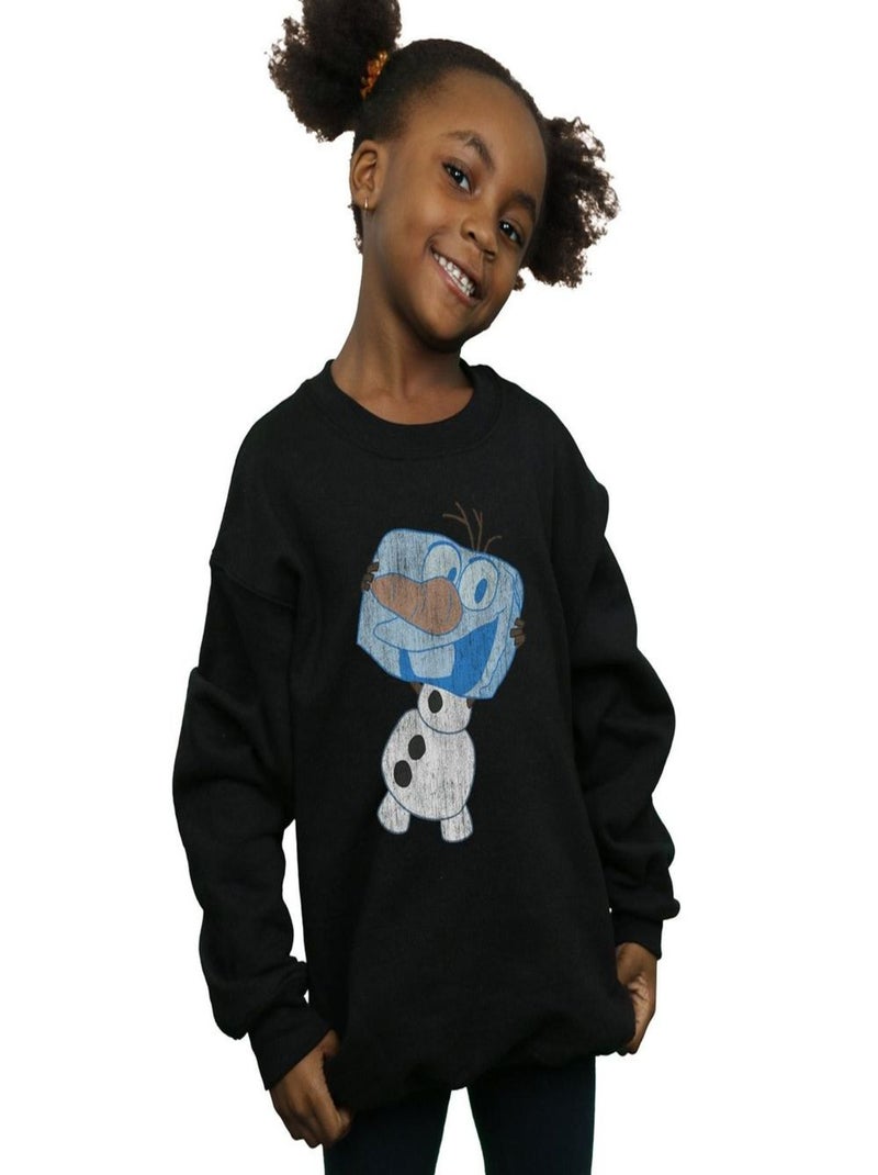 Disney - Sweat FROZEN Noir - Kiabi