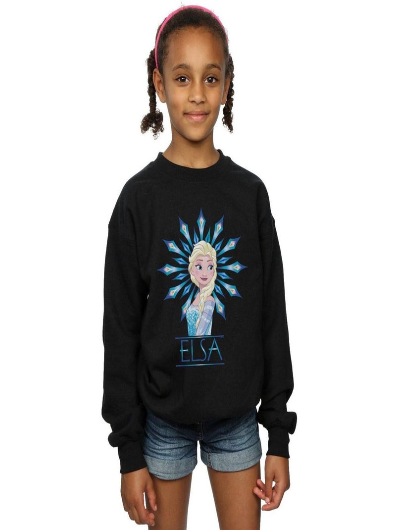 Disney - Sweat FROZEN Noir - Kiabi