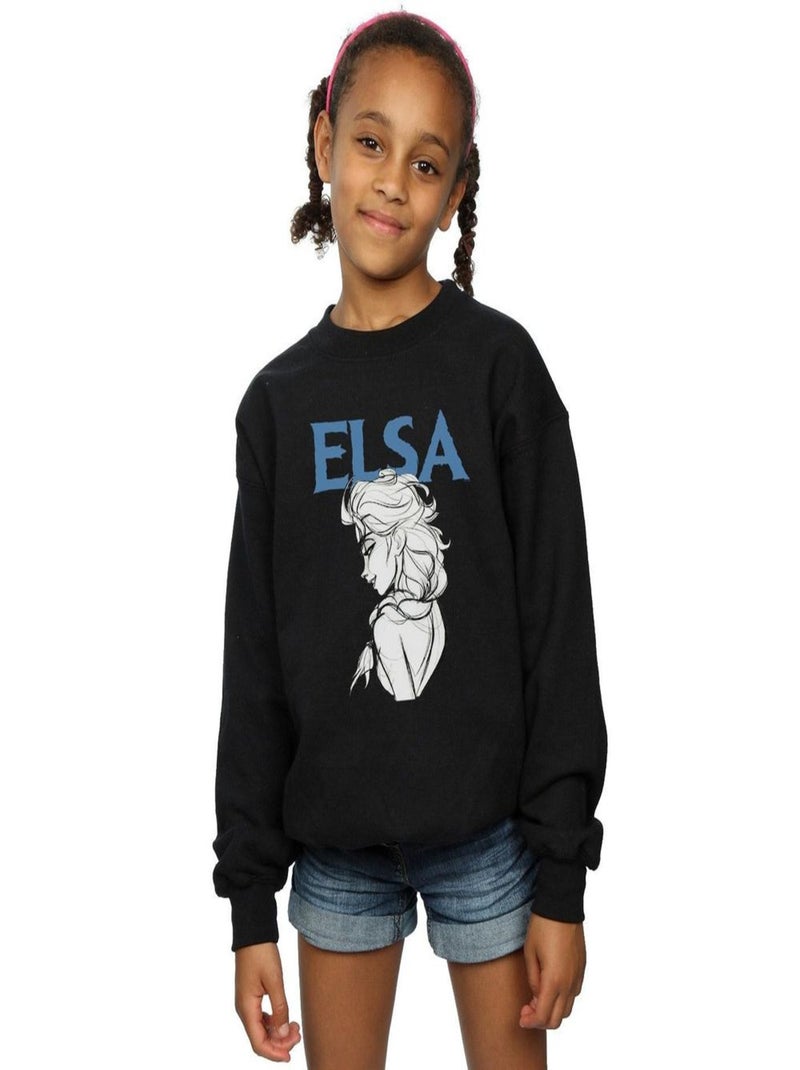 Disney - Sweat FROZEN Noir - Kiabi
