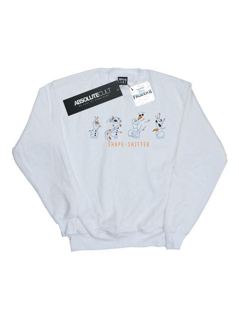 Disney - Sweat FROZEN SHAPE-SHIFTER Blanc - Kiabi