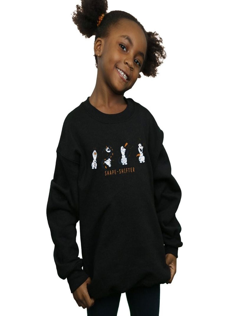 Disney - Sweat FROZEN SHAPE-SHIFTER Noir - Kiabi
