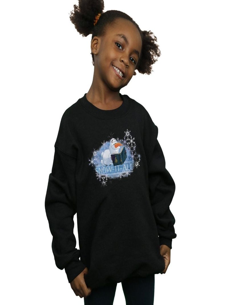 Disney - Sweat FROZEN SNOW IT ALL Noir - Kiabi