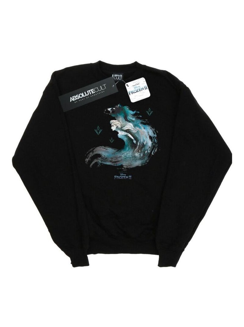 Disney - Sweat FROZEN THE WATER SPIRIT Noir - Kiabi