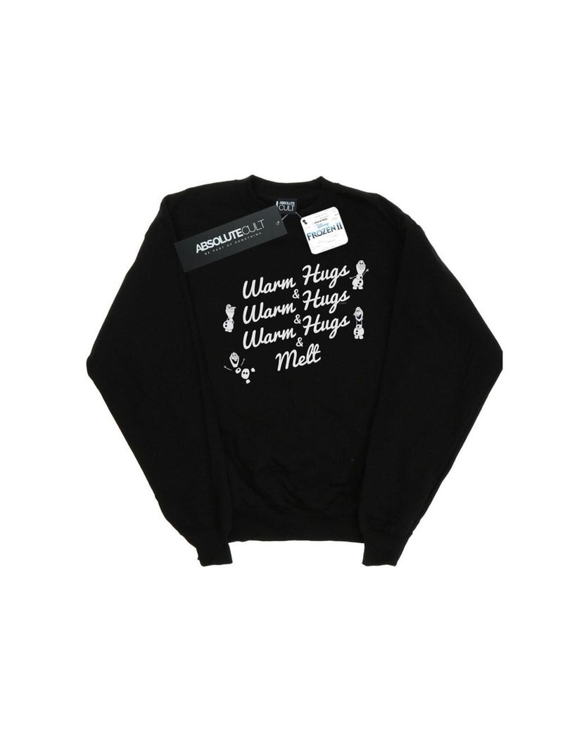 Disney - Sweat FROZEN WARM HUGS AND MELT Noir - Kiabi