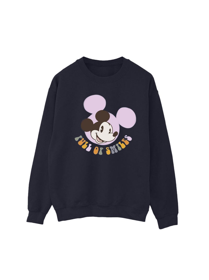 Disney - Sweat FULL OF SMILES Bleu marine - Kiabi