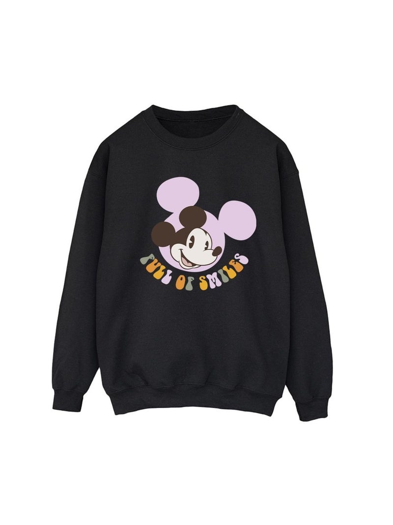 Disney - Sweat FULL OF SMILES Noir - Kiabi