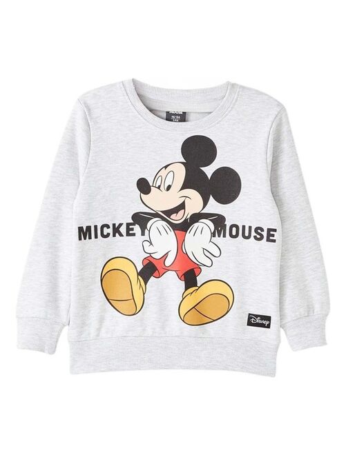 Disney - Sweat garçon imprimé Mickey en coton - Kiabi
