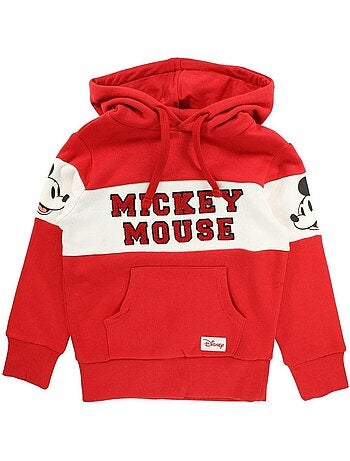 Sweat à capuche hoodie Creeks rouge garçon