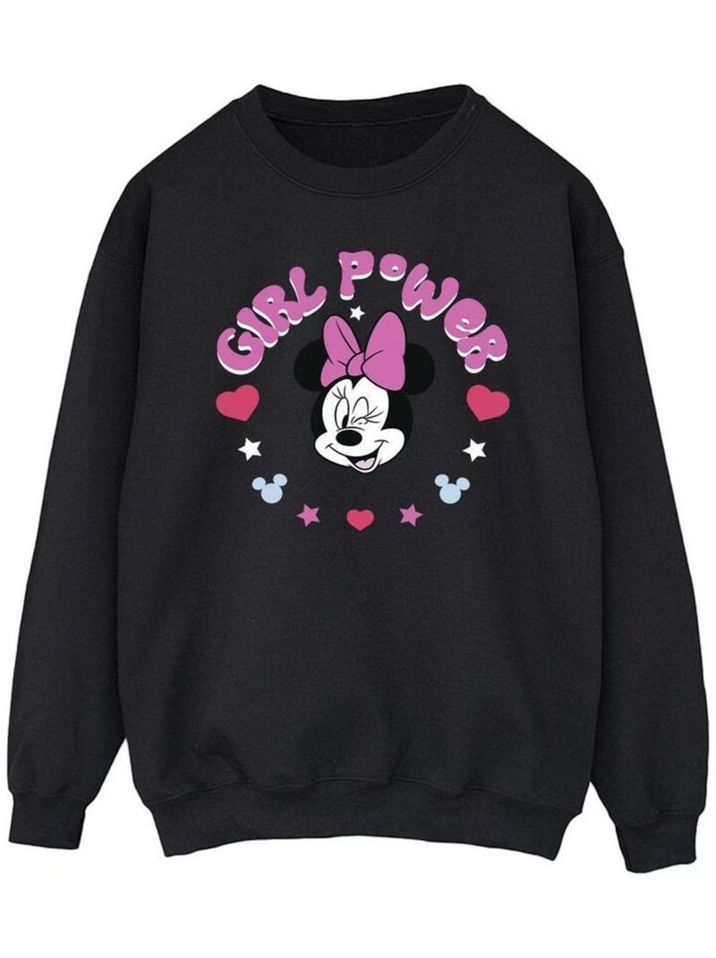 Disney - Sweat GIRL POWER Noir - Kiabi