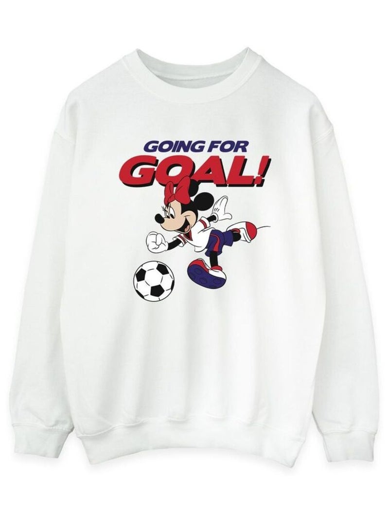 Disney - Sweat GOING FOR GOAL Blanc - Kiabi