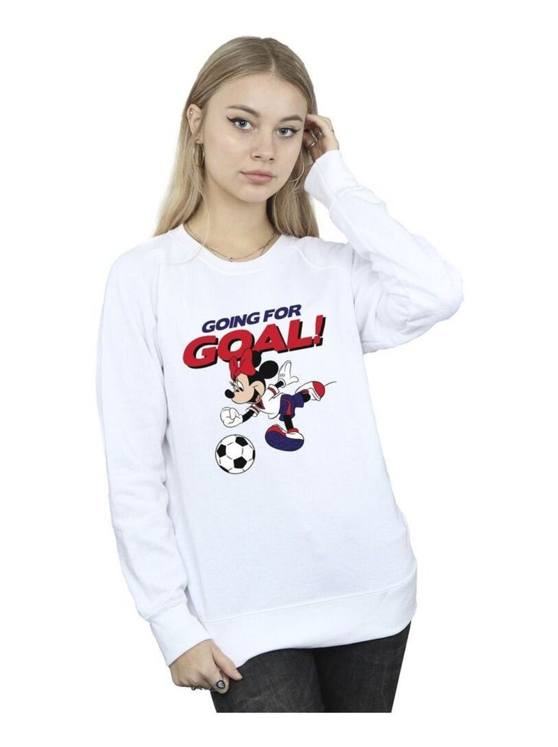 Disney - Sweat GOING FOR GOAL Blanc - Kiabi