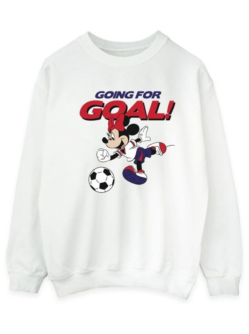 Disney - Sweat GOING FOR GOAL Blanc - Kiabi