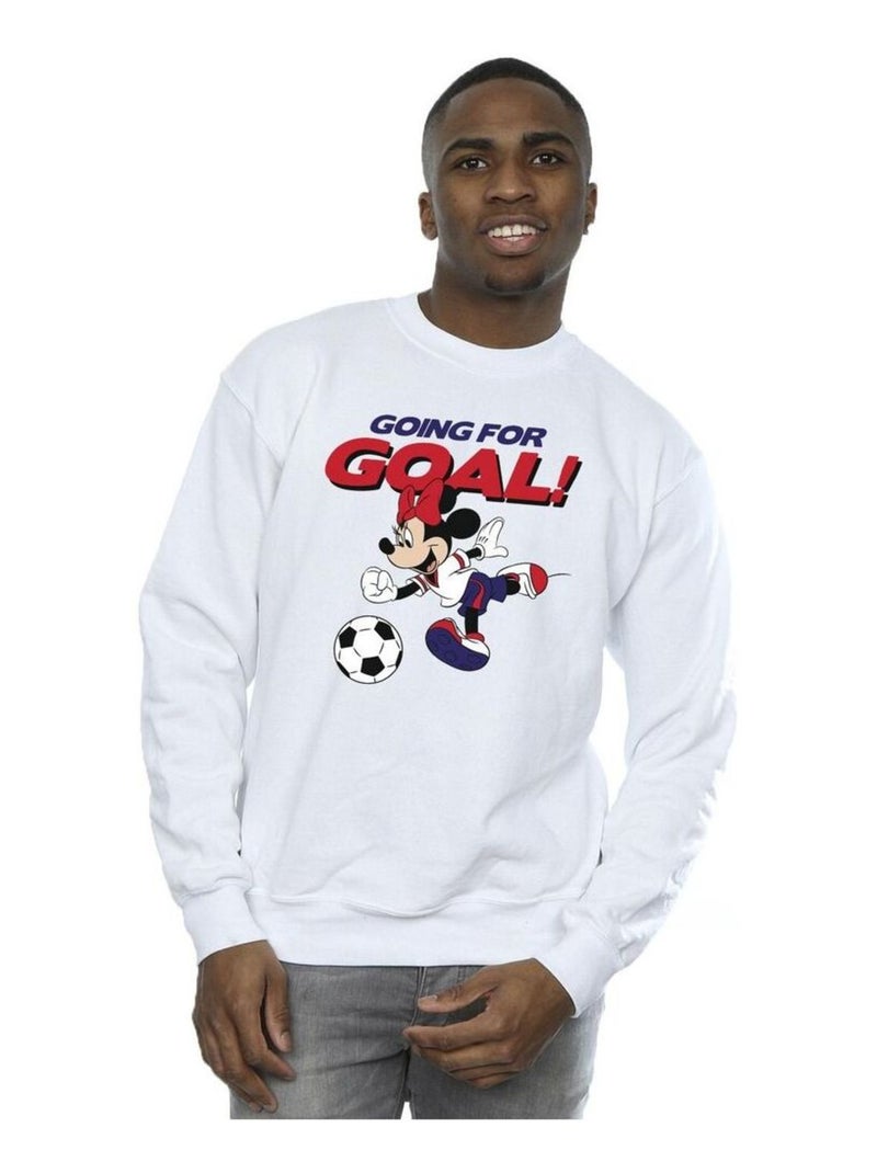 Disney - Sweat GOING FOR GOAL Blanc - Kiabi