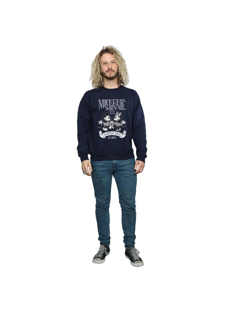 Disney - Sweat GREAT PAIR Bleu marine - Kiabi