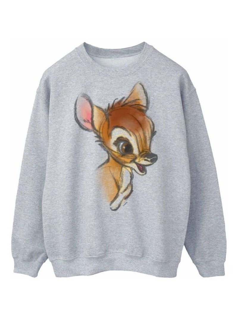Disney - Sweat Gris chiné - Kiabi