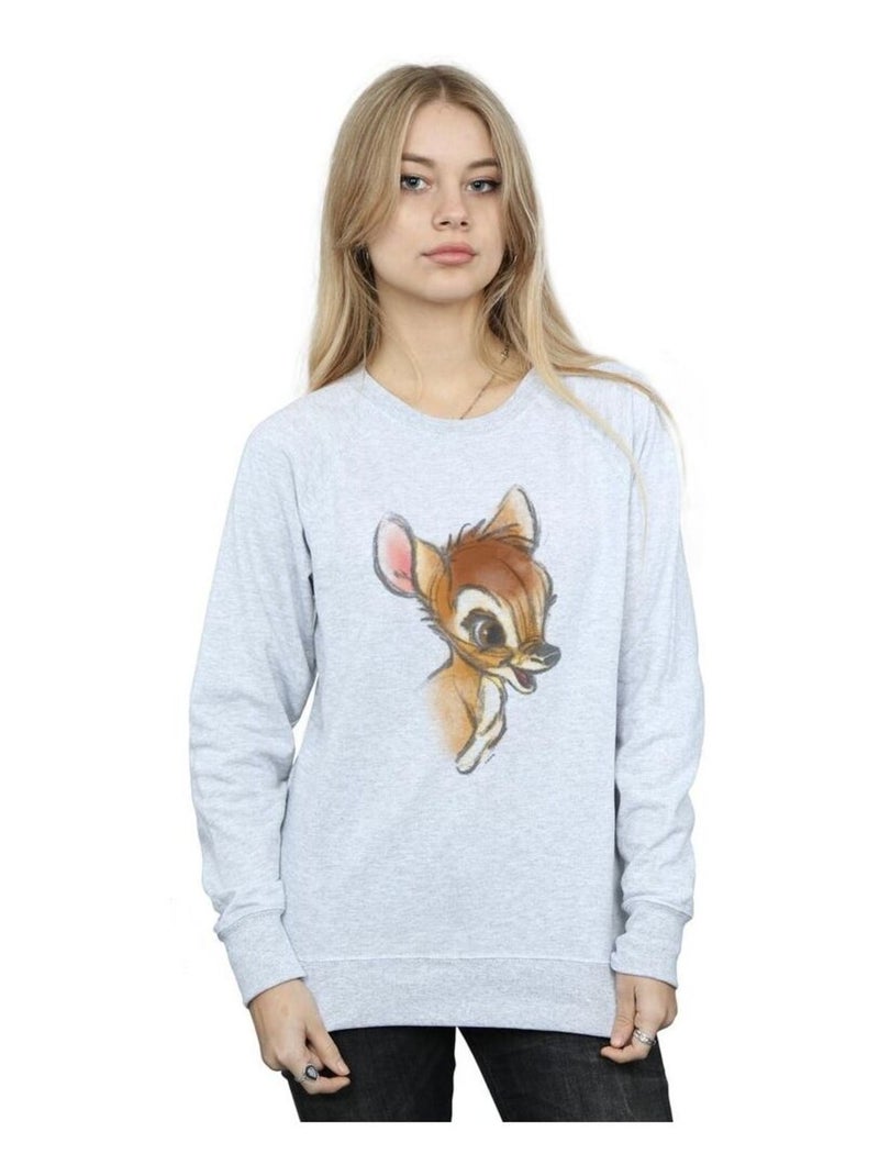 Disney - Sweat Gris chiné - Kiabi