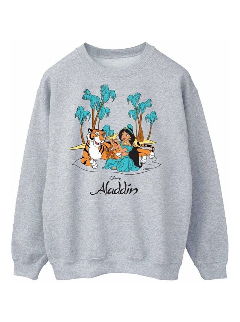 Disney - Sweat Gris chiné - Kiabi
