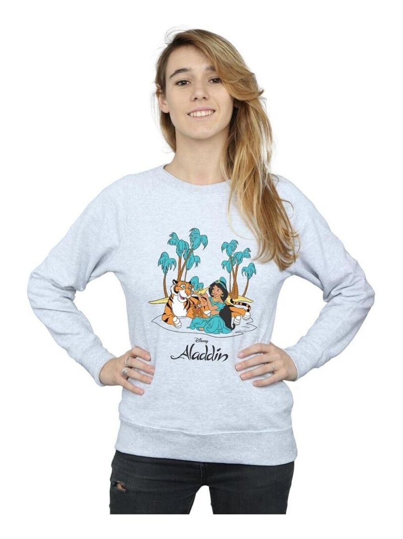 Disney - Sweat Gris chiné - Kiabi