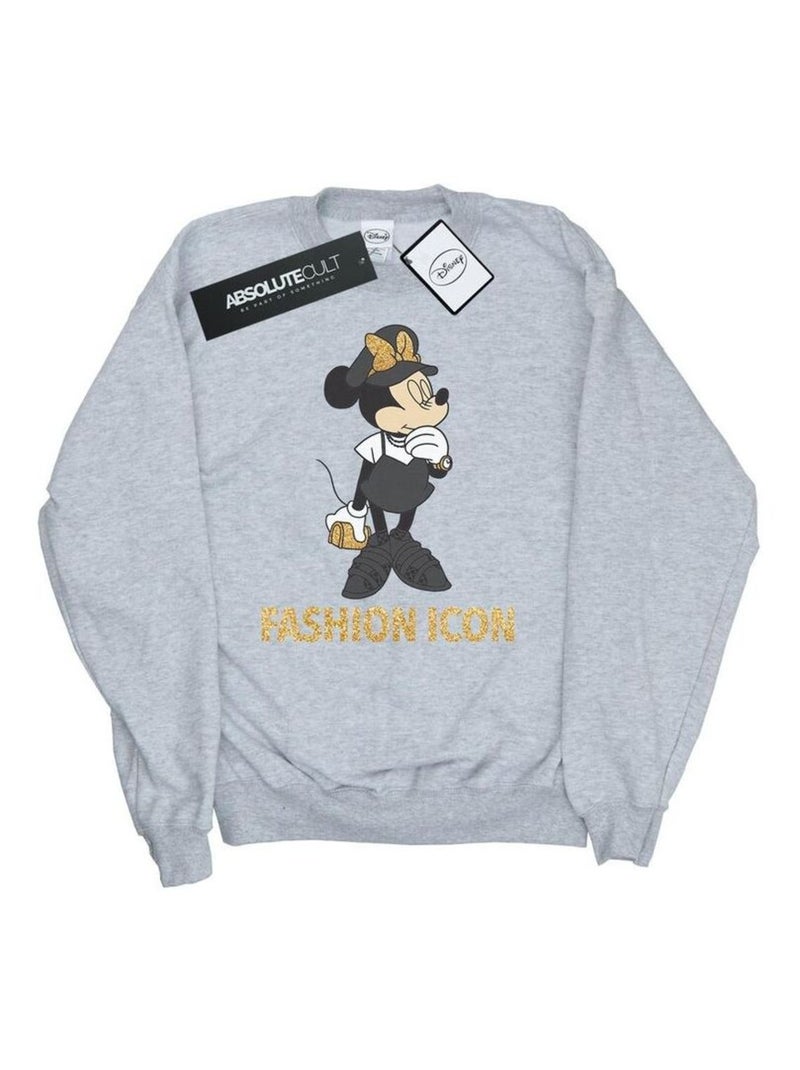 Disney - Sweat Gris chiné - Kiabi