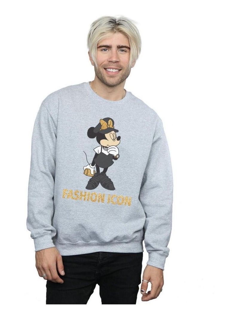 Disney - Sweat Gris chiné - Kiabi