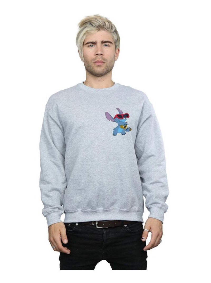 Disney - Sweat Gris chiné - Kiabi