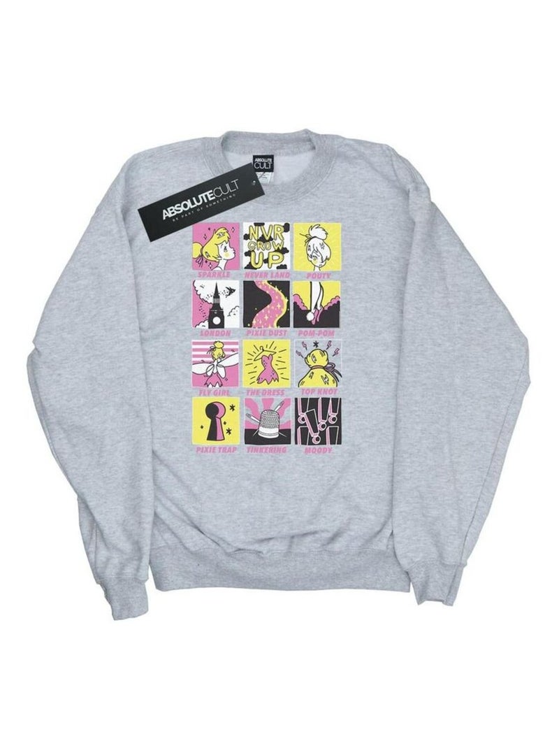 Disney - Sweat Gris chiné - Kiabi