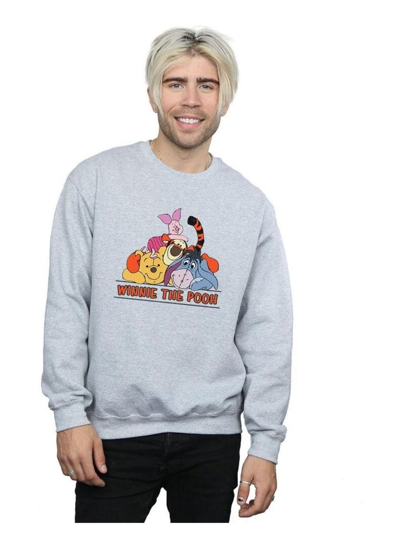 Disney - Sweat Gris chiné - Kiabi