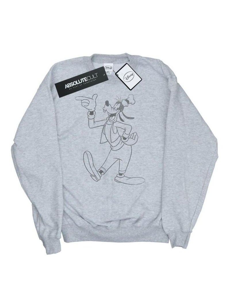Disney - Sweat Gris chiné - Kiabi