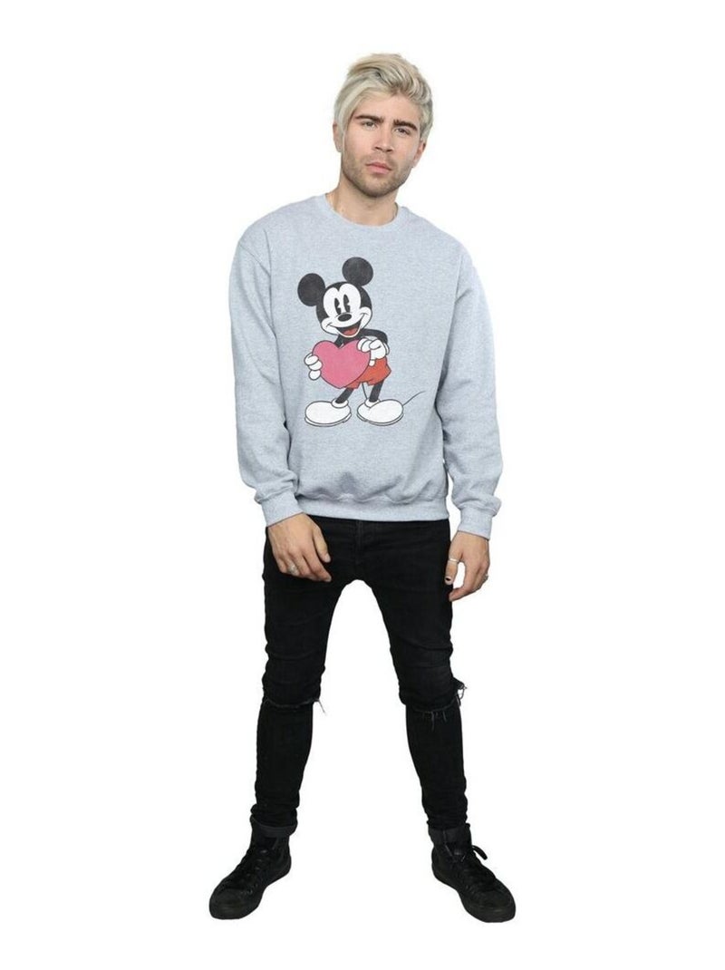 Disney - Sweat Gris chiné - Kiabi