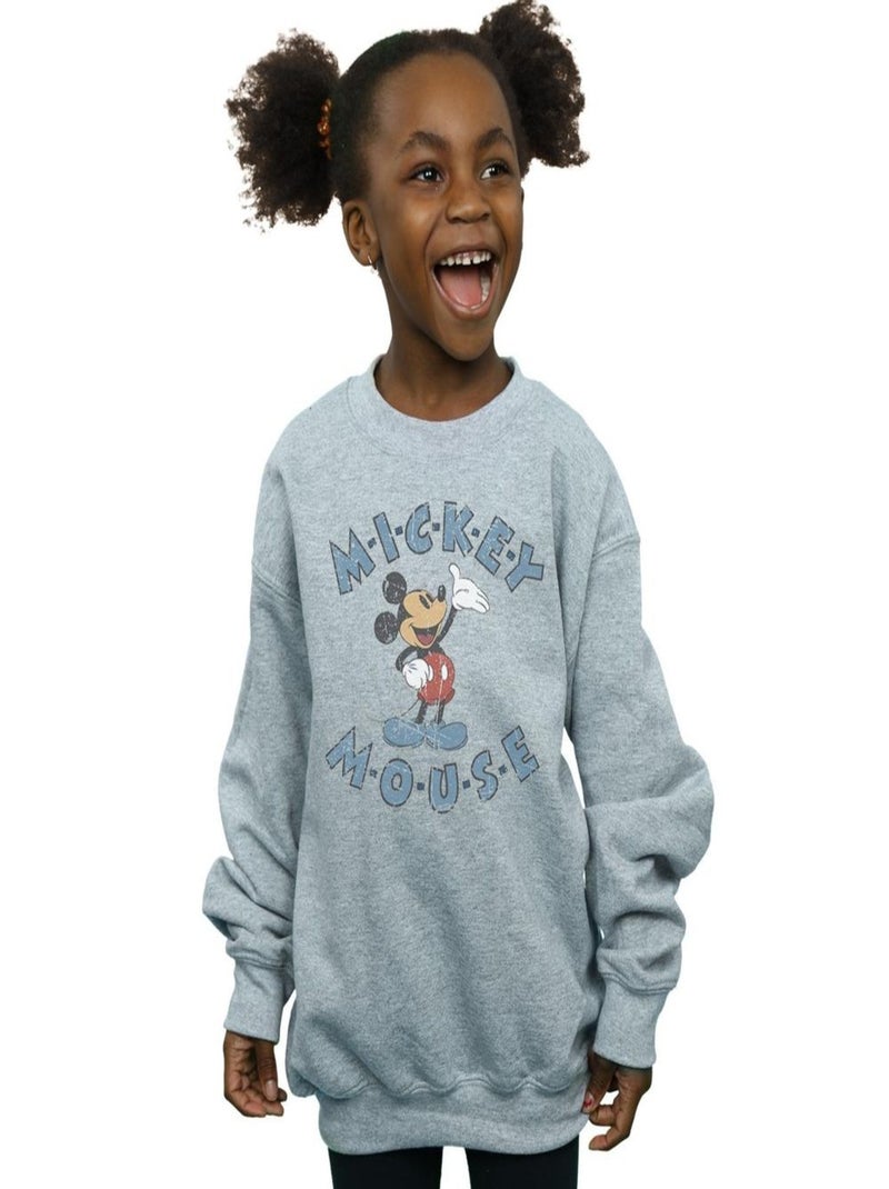 Disney - Sweat Gris chiné - Kiabi