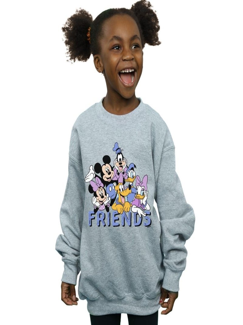 Disney - Sweat Gris chiné - Kiabi