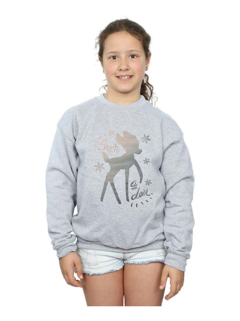 Disney - Sweat Gris chiné - Kiabi